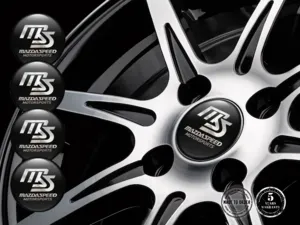Mazda Speed Radaufkleber Version Gewölbte Harzlabels